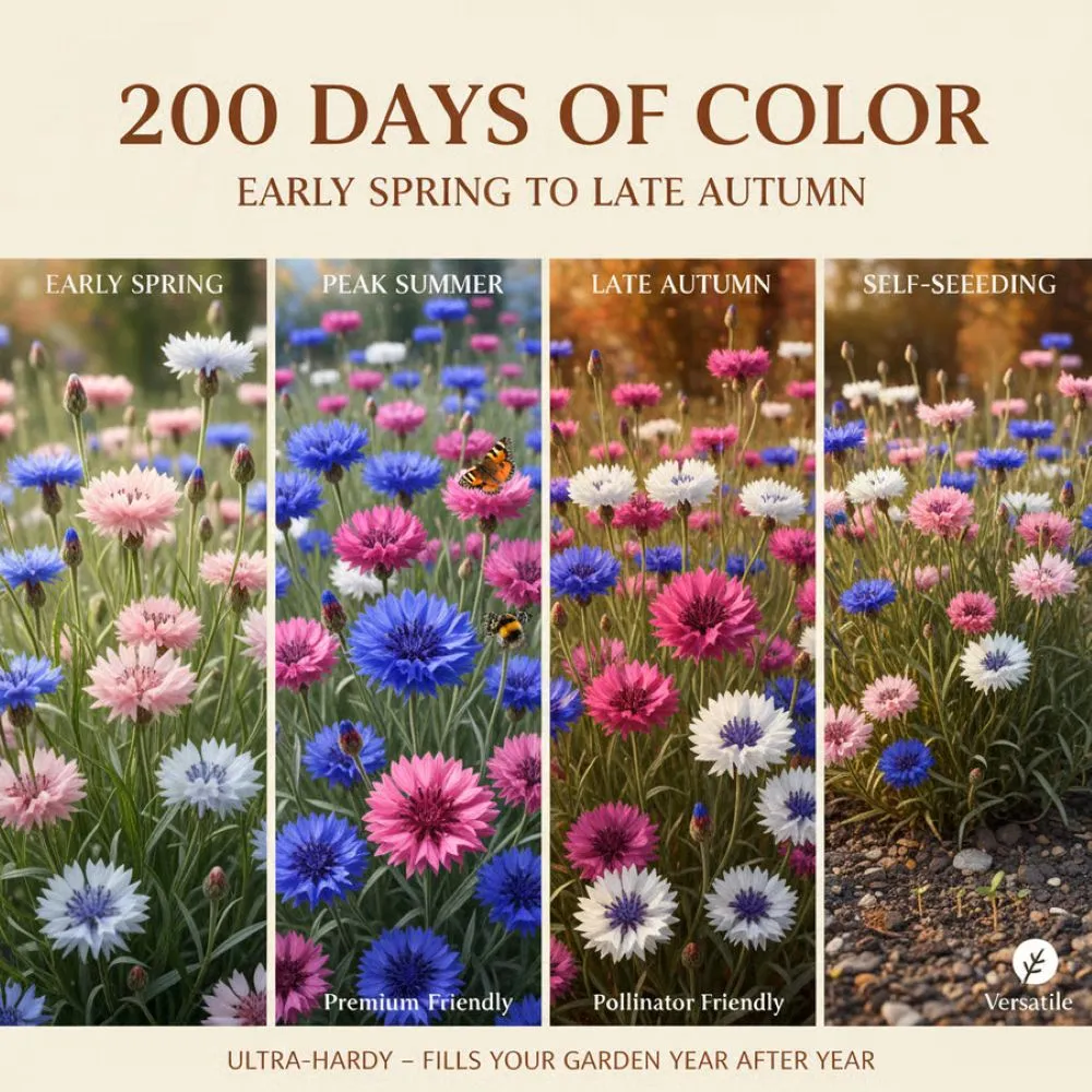 🔥Final 3 Hours 🌱Premium Cornflower Seeds🌸 Free fertilizer - Image 4
