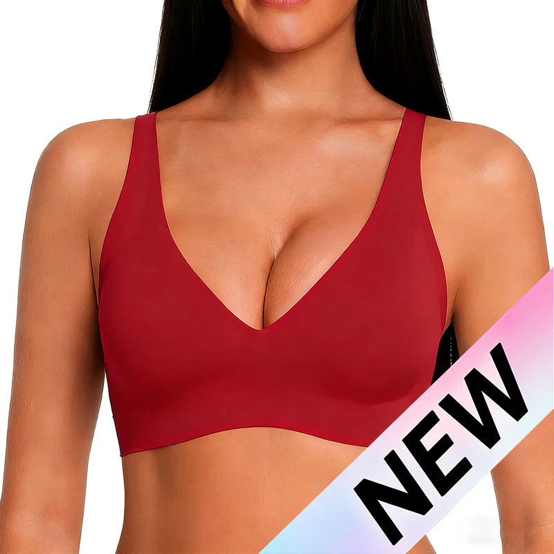 Wireless Womens Comfortable Wireless Bras Push Up Bralettes Seamless Tshirts Bras Deep V Everyday Bras - Image 4